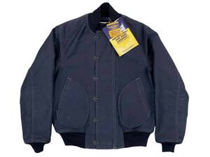 極美品 40 TOYS McCOY TMJ1418 U.S.NAVY DECK JACKET FRONT HOOK トイズマッコイ デッキジャケット フロントフック ネイビー