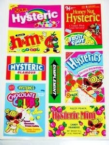 ヒステリックミニ HYSTERICS SNACK柄 ステッカー