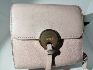 送料無料！Chloe/クロエ/本革折財布