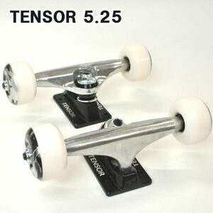 在庫処分セール！TENSOR/テンサー DARKSTAR DISSENT TRUCK&WHEEL COMBO 足回りセット5.25 RAW/BLK TRUCK 52mm