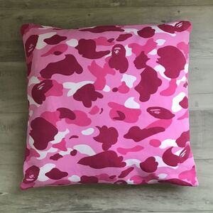 pink camo クッション a bathing ape BAPE cushion エイプ ベイプ アベイシングエイプ ピンクカモ 迷彩 nigo vintage