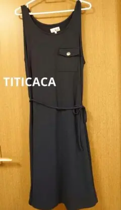 TITICACA   チチカカ　ノースリーブ ロングワンピース