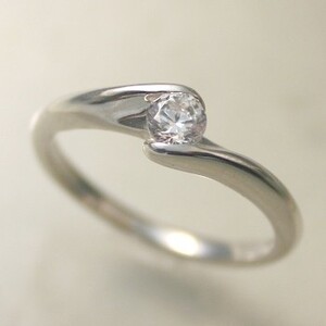 婚約指輪 安い ダイヤモンド リング プラチナ 0.2カラット 鑑定書付 0.268ct Hカラー VS2クラス 3EXカット H&C CGL