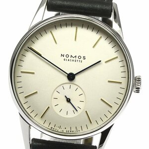 ノモス NOMOS OR1A3GW2 オリオン35 スモールセコンド 手巻き メンズ 良品 内箱・保証書付き_769296