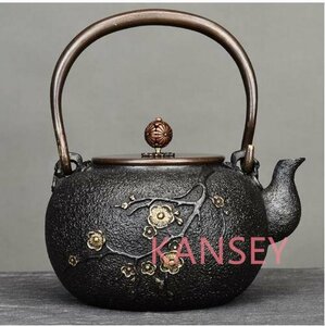 新入荷☆ 鉄器 老鉄瓶 提梁壺★ 新品 茶道具対応 鉄やかん 鉄分補給 鉄びん