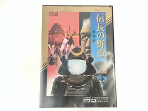 6L MSX2 コーエー 信長の野望 全国版 箱のみ ソフト欠品 1987年 光栄 KOEI◆昭和 レトロ 当時 パソコン PC ROM カセット パッケージ