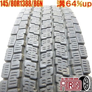 中古タイヤ 145/80r13 88/86N スタッドレスタイヤ YOKOHAMA iceGUARD IG91 1本 単品 ダイナ トヨエース 中古 13インチ