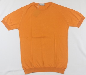 新品 John Smedley　ジョンスメドレー 最高級シーアイランドコットン Mサイズ Tシャツ　MANDARIN