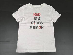 GU ジーユー Daichi Miura 半袖Tシャツ 三浦大地 コラボ レディース　　RED ISA GIRL’S ARMOR 石瀬2899