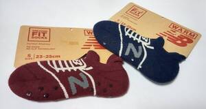 ニューバランス New Balance 靴下 23-25㎝ 2種 WARM仕様 （裏起毛）展示未使用品　②