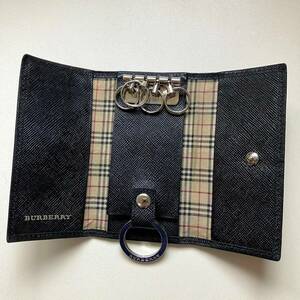 バーバリー　Burberry キーケース　ノバチェック 美品