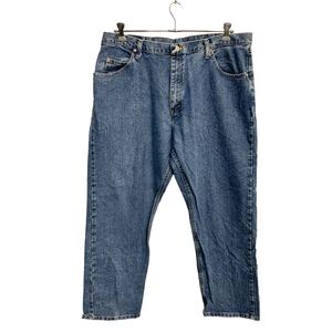 Wrangler デニムパンツ W40 ラングラー ビッグサイズ ブルー コットン メキシコ製 古着卸 アメリカ仕入 2312-549