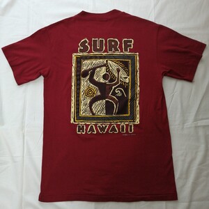 90s Tシャツ HAWAII SURF へインズ HANES アメリカ製 半袖 オールドサーフ USA製