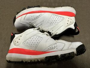 2015 NIKE AIR JORDAN 6 RETRO LOW GOLF INFRARED US9.5 800657-123