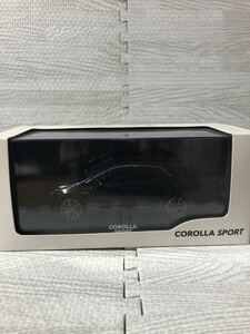 1/30 トヨタ 新型カローラスポーツ COROLLA SPORT カラーサンプル 非売品 ミニカー ブラキッシュアゲハガラスフレーク