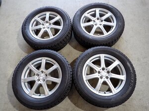 YS5716【送料無料215/60R16】SG5型 フォレスターなどに ヨコハマ 中古スタッドレスセット ■16×6J 100/5H ET42■≪即決≫