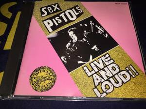 Sex Pistols★中古CD国内盤「セックス・ピストルズ～ライヴ・アンド・ラウド!!」