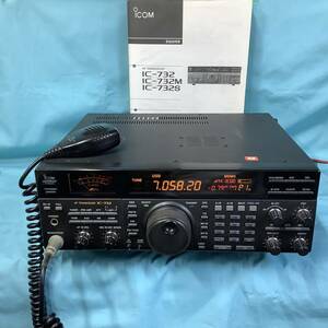 ICOM IC-732 マイク　取説付き