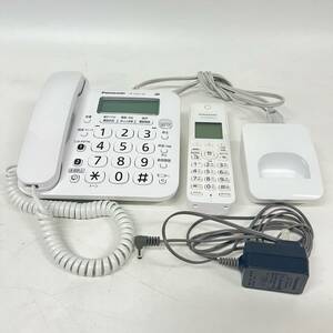 【1円】Panasonic パナソニック VE-GZ21-W 電話機 子機 ホワイト