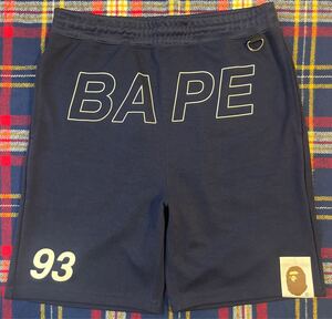 美品☆アベイシングエイプ☆メンズ Mサイズ☆ハーフパンツ 短パン 半ズボン ジャージ☆シャーク WGM☆APE☆BAPE☆正規品