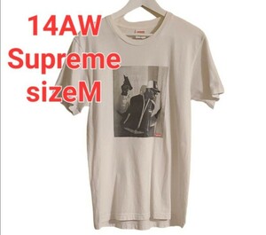 14AW Supremeシュプリーム KRS-ONE Teecollarホワイト sizeM 