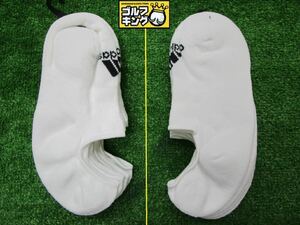 GK尾張旭◇ 新品388 【お買い得】【3足セット】◆アディダス◆Adidas◆3P ゴルフソックス◆ローカット/ショート丈◆GJ7327◆ホワイト◆