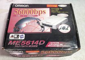 《美品》OMRON オムロン FAX／DATAモデム ME5614D 56000bps 外付け 通電OK ※保管品