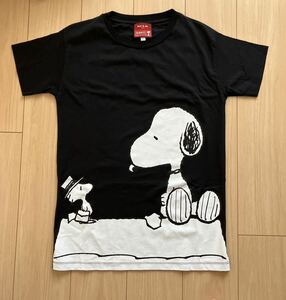 【レア・美品】ポールアンドジョー：ロングＴシャツ ブラック スヌーピー 