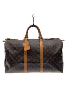 LOUIS VUITTON◆キーポル50_モノグラム・キャンバス_BRW/PVC/BRW