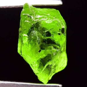 【世界の原石:グリーンペリドット 3.50ct:0046】アフリカ産 Natural Green Peridot Rough カンラン石 苦土橄欖石 鉱物 宝石 標本 Africa