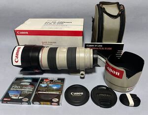 Canon キヤノン EF 70-200mm f/2.8L IS USM ULTRASONIC ウルトラソニック　kenko フィルター C-PL 他