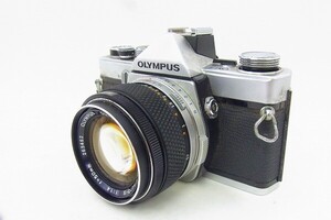 Q179-J9C-249 OLYMPUS オリンパス OM-1 / G.ZUIKO AUTO-S 1:1.4 f=50mm フィルムカメラ 現状品③