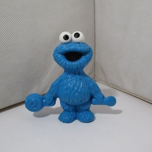 ビンテージ セサミストリート クッキーモンスター Cookie Monster フィギュア Kl848