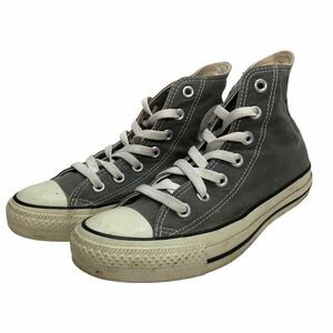 H606 CONVERSE コンバース オールスター ハイカットスニーカー US4.5 23.5cm グレー キャンバス