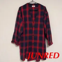 JUNRED チェックシャツ