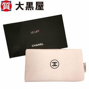 【大黒屋82】LE LIFT CHANEL ル リフト シャネル ポーチ コスメ ノベルティ 非売品 小物入れ メイクポーチ 化粧ポーチ ココシャネル ピンク