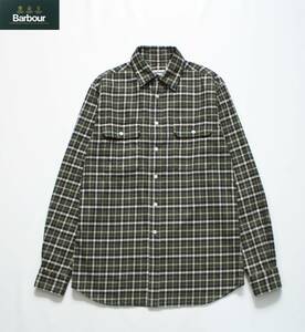 【 Barbour バブアー 】チェック コットン 長袖 ダブルポケット シャツ サイズ36/大きめ 1802303 春秋物 起毛