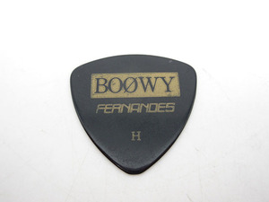 ★sz2079　BOOWY　ギターピック　フェルナンデス　黒　布袋寅泰　氷室京介　ピック　ボウイ　FERNANDES　H　ブラック　送料無料★