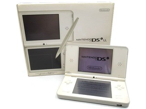 ♪Nintendo ニンテンドー 任天堂 DSi LL 本体 ナチュラルホワイト ドラゴンクエストⅨ ソフト付き 簡易動作確認済み 稼働品♪