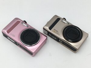 ♪▲【CASIO カシオ】コンパクトデジタルカメラ 2点セット EX-ZR300/400 まとめ売り 1227 8