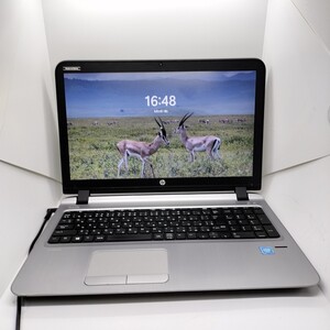 管理:0H-4051/ジャンク扱い/ HP HP ProBook 450 G3/Celeron 3855U/2GB/128GB/Win11/MS Office