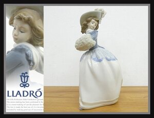 ◆NK540◆展示品◆スペイン◆LLADRO リヤドロ◆NAO ナオ◆帽子を被った貴婦人◆陶磁器 ポーセリン◆オブジェ◆インテリア◆玄関◆リビング