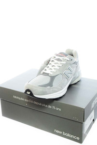 未使用 new balance M990 GY3 スエード スニーカー 27.5cm グレー ニューバランス KL4C2PHB56