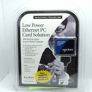 【未開封・現状渡し品】SOCKET CF型 有線LANカード EA0911-336 PCカードアダプタ付 Windows Mobile/Pocket PC対応 コンパクトフラッシュ