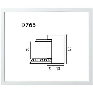 デッサン用額縁 木製フレーム D766 アクリル付 四ッ切