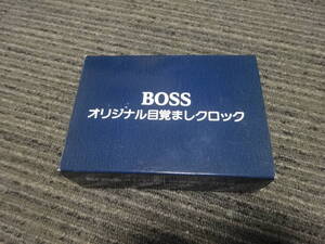 未使用 非売品 目覚まし時計 SUNTORY BOSS サントリー ボス オリジナル ノベルティレア コレクター