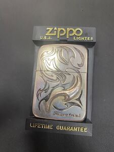 1円スタート　Zippo Silver tribal 2032695 C04