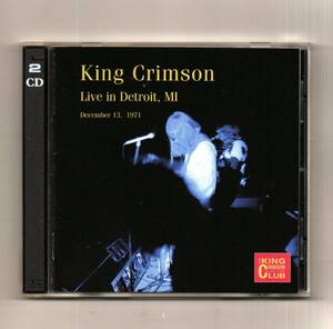 King Crimson - Live In Detroit, MI (2CD December 13, 1971) CLUB18