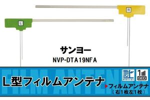 地デジ サンヨー SANYO 用 フィルムアンテナ NVP-DTA19NFA 対応 ワンセグ フルセグ 高感度 受信 高感度 受信