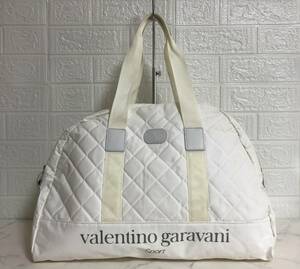 no22912 VALENTINO GARAVANI ヴァレンティノガラヴァーニ PVC キルティング 肩掛けショルダー トート ボストン バッグ ☆